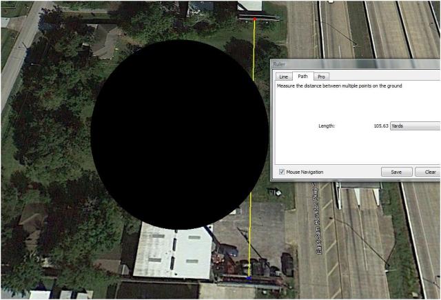 Billboard Distance - UFO estimate